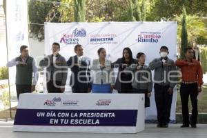 SAN ANDRÉS CHOLULA . UN DÍA CON LA PRESIDENTA