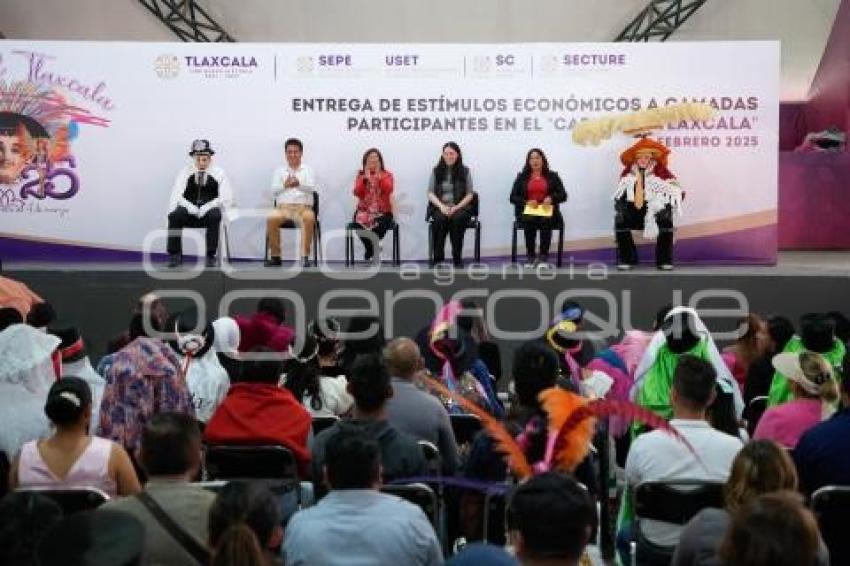 TLAXCALA . ENTREGA ESTIMULOS CARNAVAL