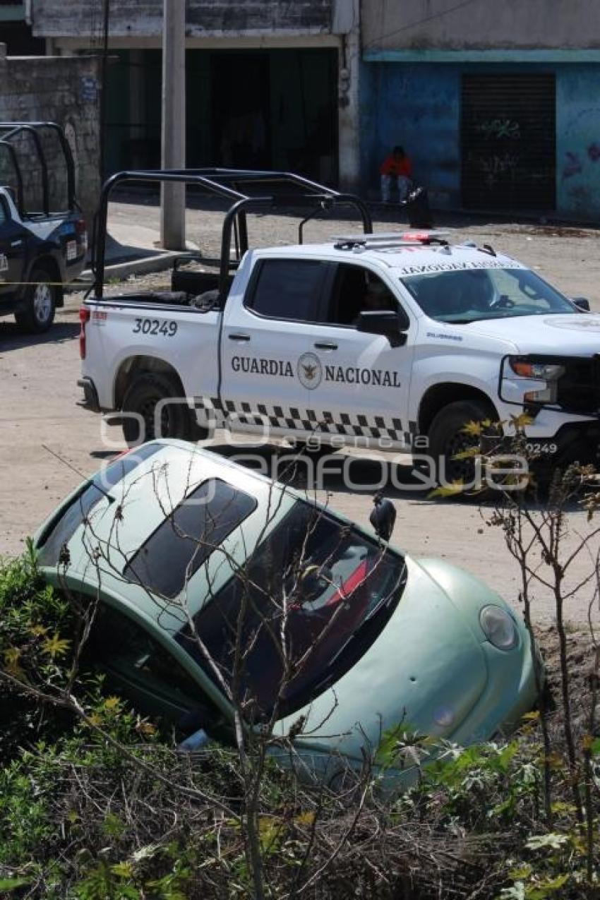 AUTO BALEADO . COLONIA MEXICO 83