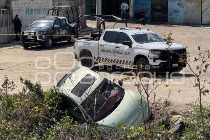 AUTO BALEADO . COLONIA MEXICO 83