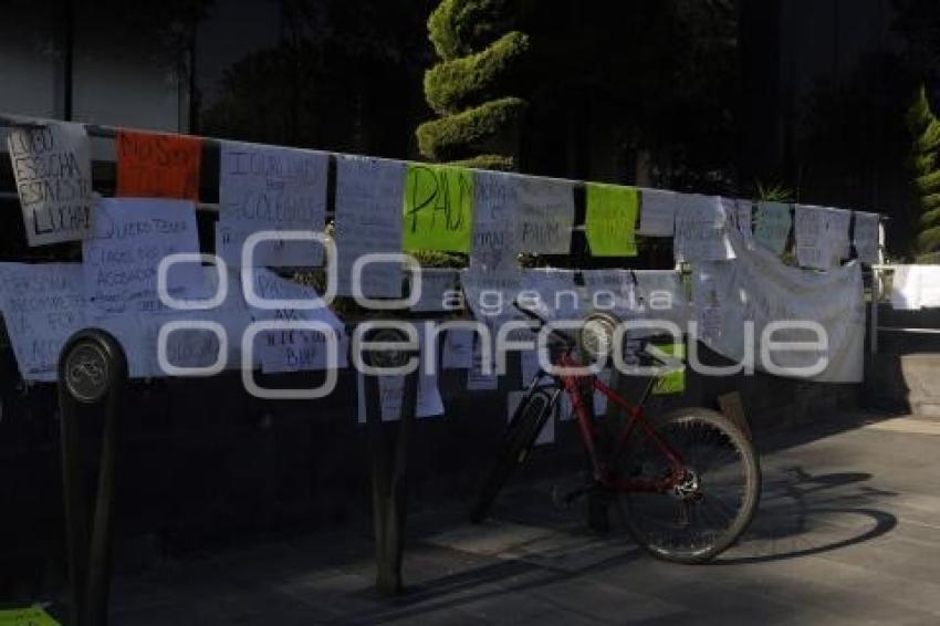 BUAP . MANIFESTACIÓN
