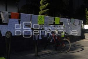 BUAP . MANIFESTACIÓN
