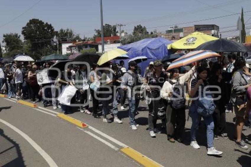 BUAP . MANIFESTACIÓN