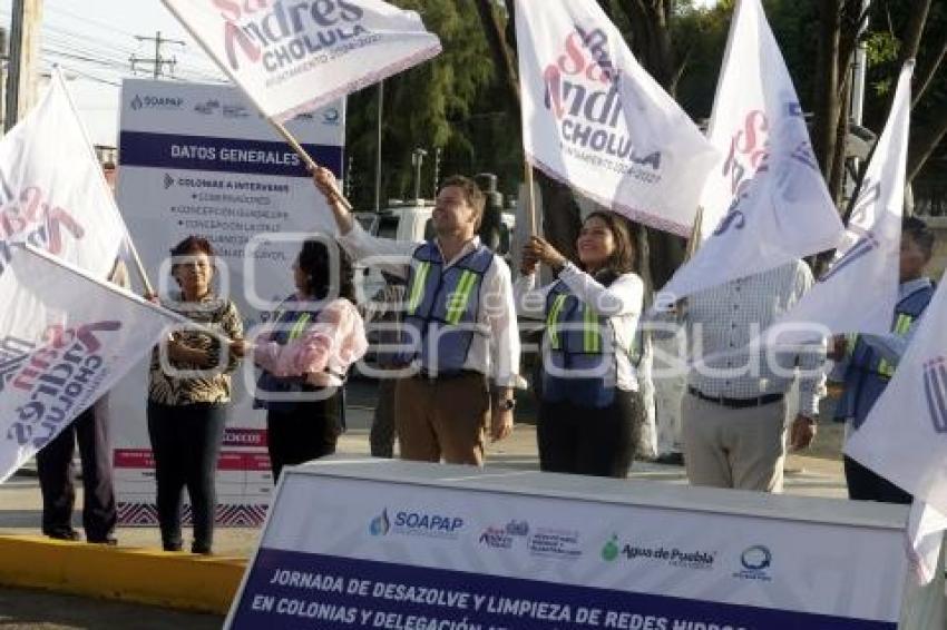 SAN ANDRÉS CHOLULA . JORNADA DE DESAZOLVE