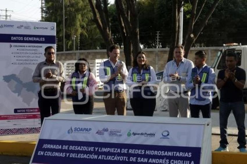 SAN ANDRÉS CHOLULA . JORNADA DE DESAZOLVE