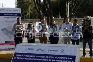 SAN ANDRÉS CHOLULA . JORNADA DE DESAZOLVE