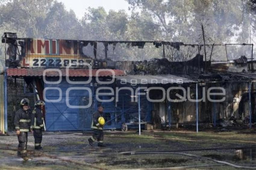 FORJADORES . INCENDIO FABRICA