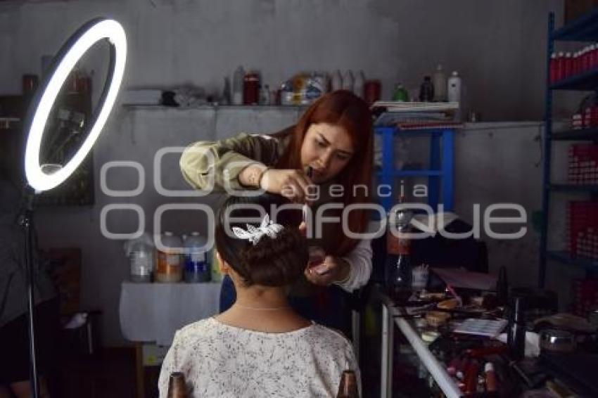 TLAXCALA . MAQUILLAJE CARNAVAL