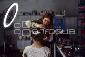 TLAXCALA . MAQUILLAJE CARNAVAL