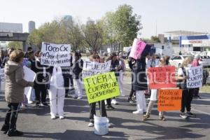 MANIFESTACIÓN . HOSPITAL DE CHOLULA