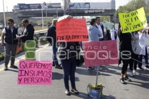 MANIFESTACIÓN . HOSPITAL DE CHOLULA