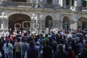 MANIFESTACIÓN . ANTORCHA CAMPESINA