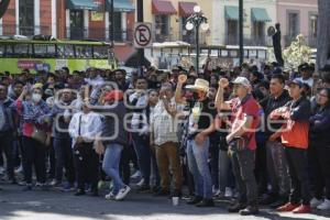 MANIFESTACIÓN . ANTORCHA CAMPESINA