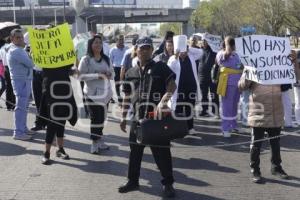 MANIFESTACIÓN . HOSPITAL DE CHOLULA