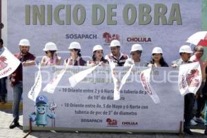 SAN PEDRO CHOLULA . OBRA DE AGUA POTABLE