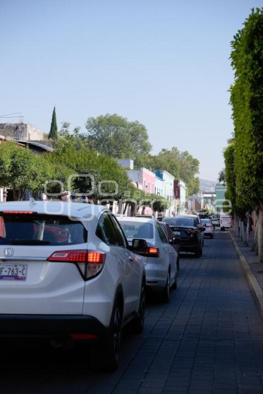TLAXCALA . TRÁFICO VEHICULAR