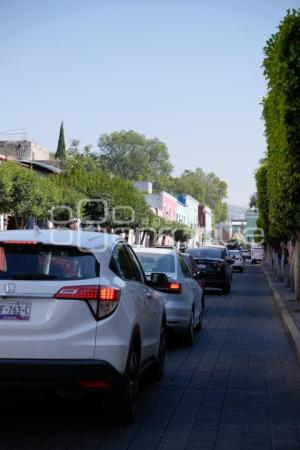 TLAXCALA . TRÁFICO VEHICULAR