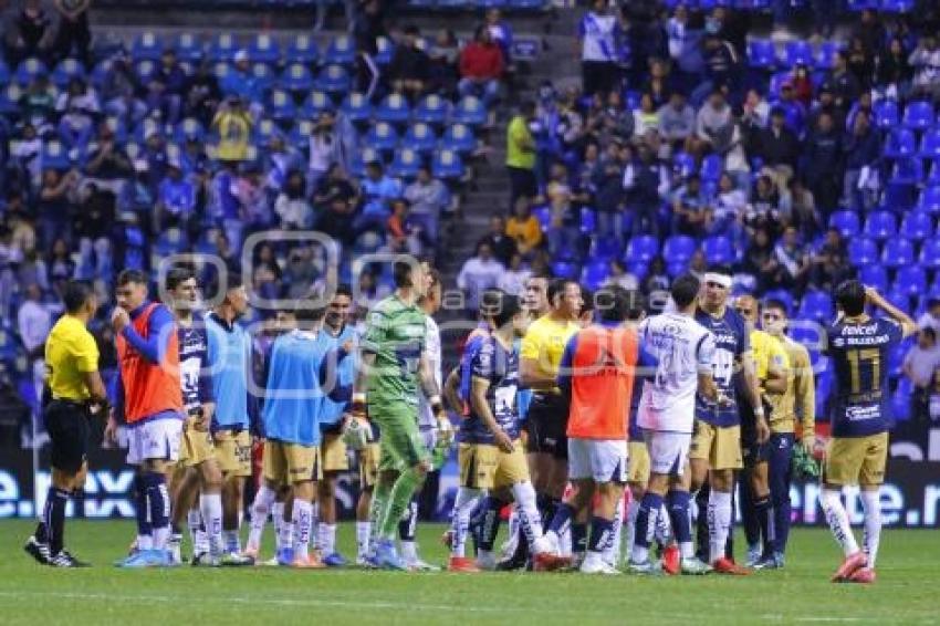 FÚTBOL . CLUB PUEBLA VS PUMAS