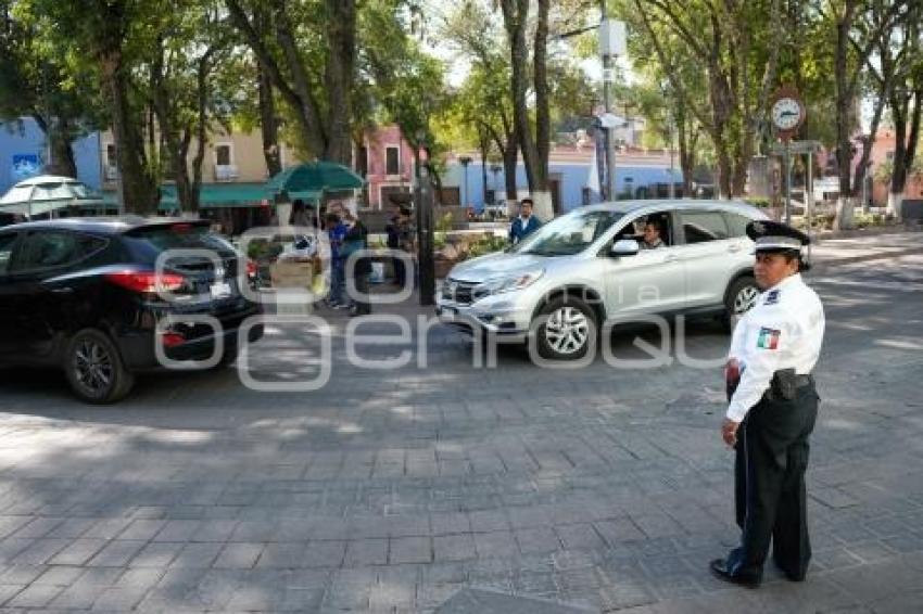 TLAXCALA . TRÁFICO VEHICULAR