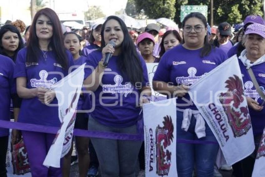 SAN PEDRO CHOLULA . MOVIMIENTO MUJER