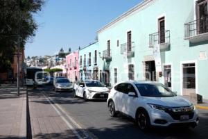 TLAXCALA . TRÁFICO VEHICULAR