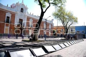 TLAXCALA . COLOCACIÓN DE VALLAS
