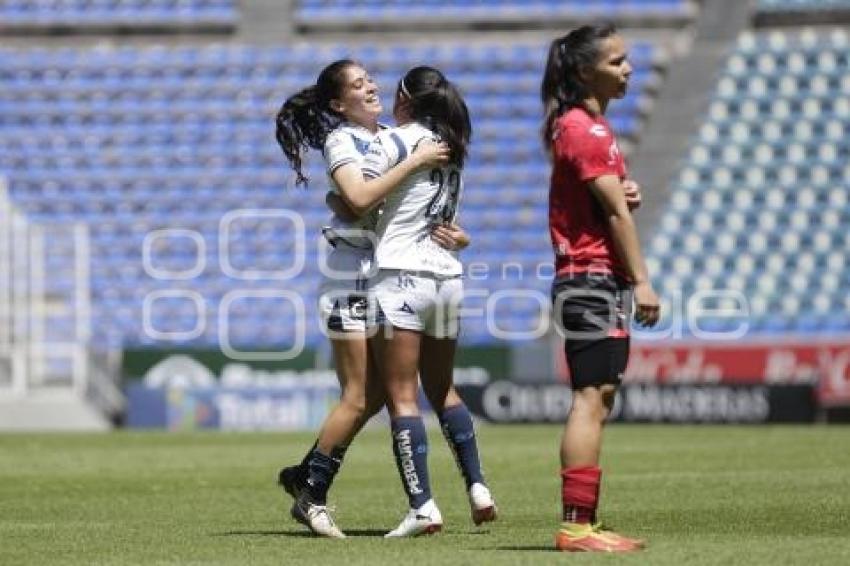 FÚTBOL FEMENIL . PUEBLA VS XOLAS