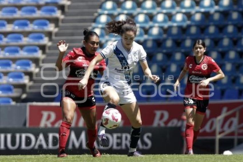 FÚTBOL FEMENIL . PUEBLA VS XOLAS