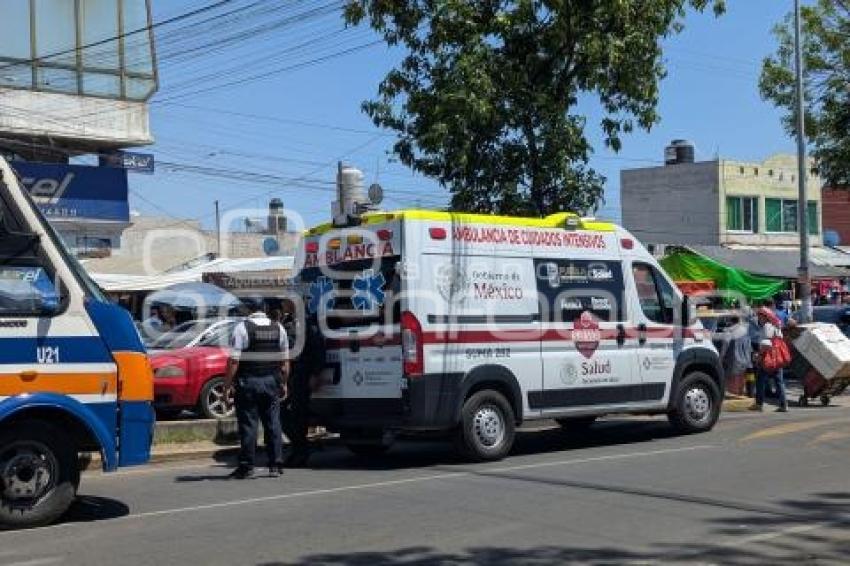 ATROPELLADA . TRANSPORTE PÚBLICO