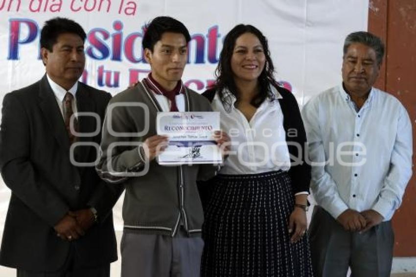 SAN ANDRÉS CHOLULA . UN DÍA CON LA PRESIDENTA