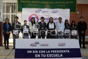 SAN ANDRÉS CHOLULA . UN DÍA CON LA PRESIDENTA