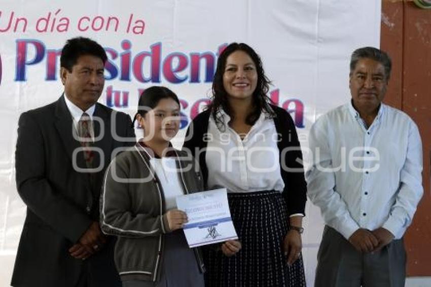 SAN ANDRÉS CHOLULA . UN DÍA CON LA PRESIDENTA
