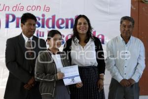 SAN ANDRÉS CHOLULA . UN DÍA CON LA PRESIDENTA