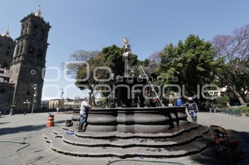 FUENTE SAN MIGUEL . LIMPIEZA 8M