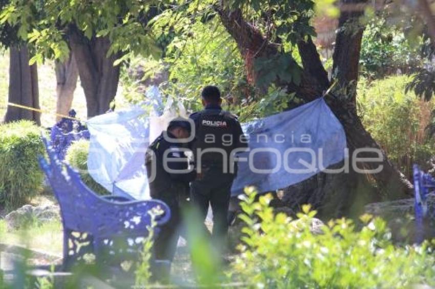 SUICIDIO . PARQUE LA PAZ