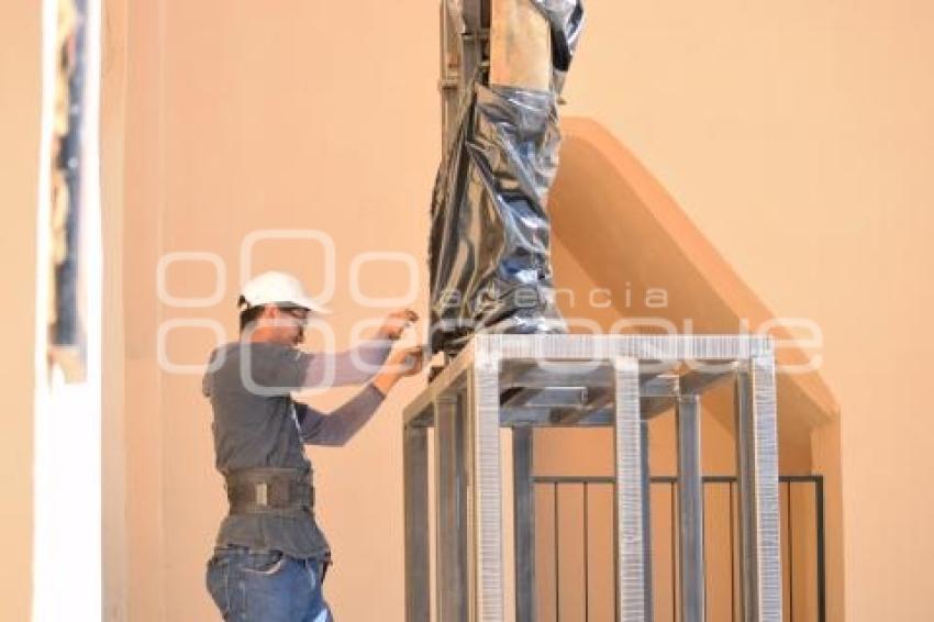 TLAXCALA . ESCULTURAS NIÑOS MÁRTIRES