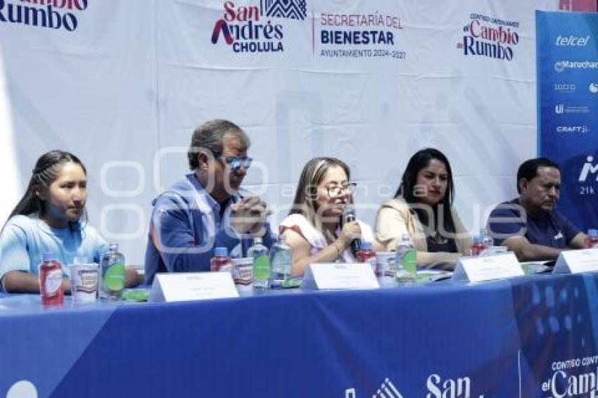 SAN ANDRÉS CHOLULA . MEDIO MARATON DÍA DEL PAPÁ