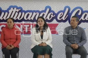 SAN ANDRÉS CHOLULA . ENTREGA DE SEMILLA