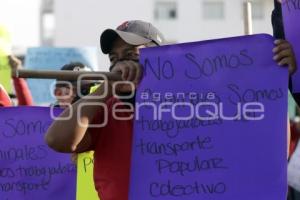 MANIFESTACIÓN TRANSPORTE IRREGULAR