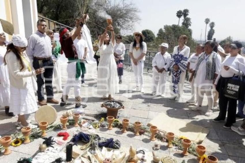 SAN ANDRES CHOLULA . CEREMONIA EQUINOCCIO 2025