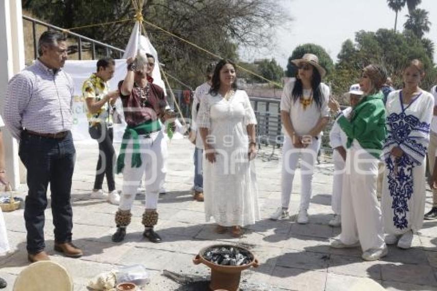 SAN ANDRES CHOLULA . CEREMONIA EQUINOCCIO 2025