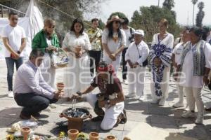 SAN ANDRES CHOLULA . CEREMONIA EQUINOCCIO 2025