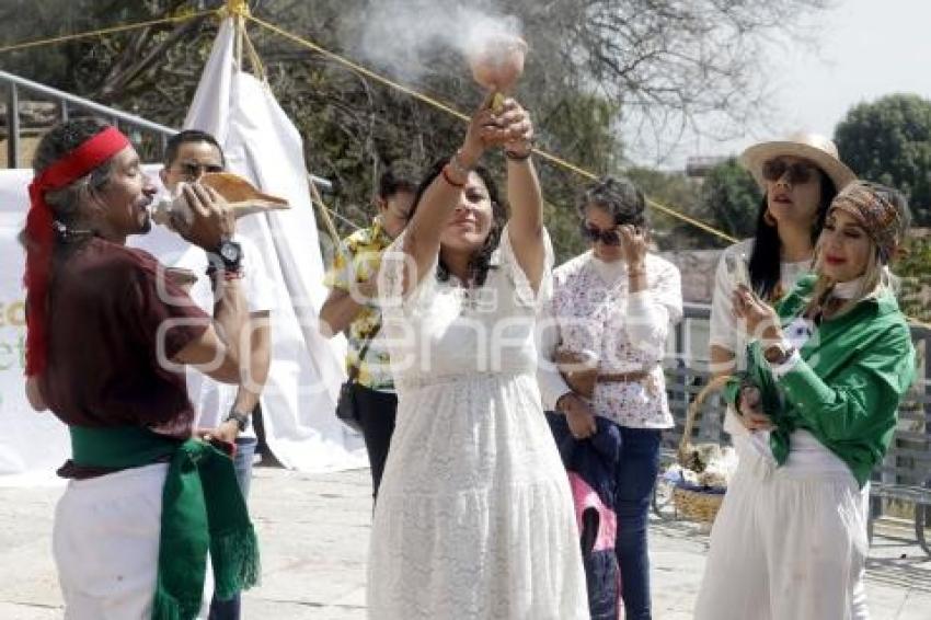 SAN ANDRES CHOLULA . CEREMONIA EQUINOCCIO 2025