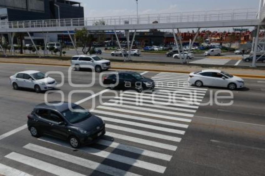 VÍA ATLIXCÁYOTL . PASO PEATONAL