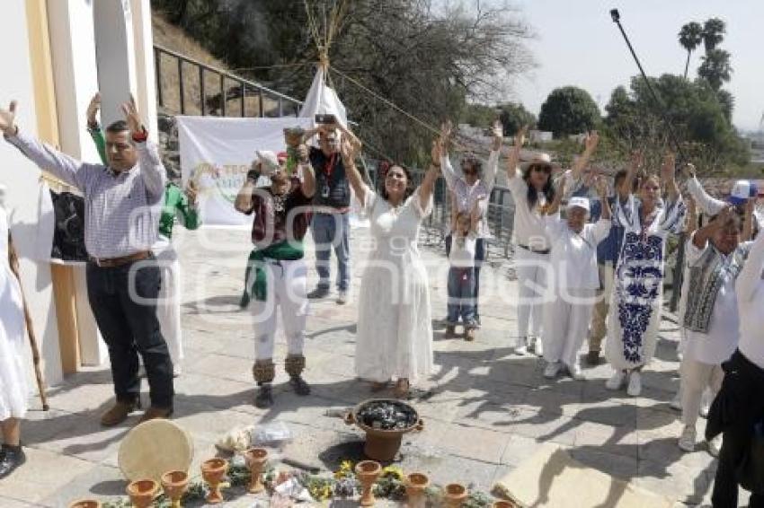 SAN ANDRES CHOLULA . CEREMONIA EQUINOCCIO 2025