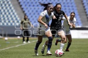 FÚTBOL FEMENIL . CLUB PUEBLA VS SANTOS 