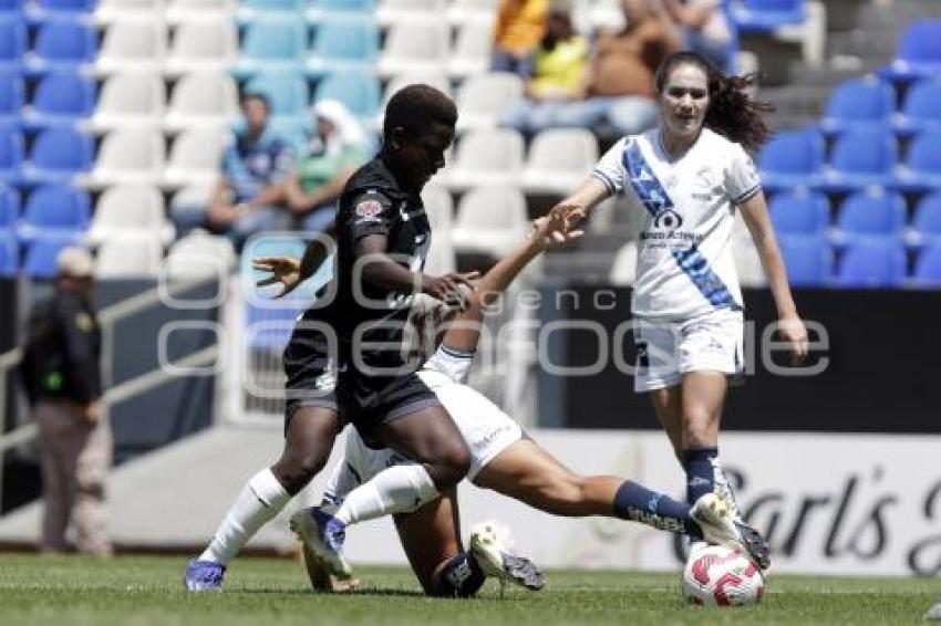 FÚTBOL FEMENIL . CLUB PUEBLA VS SANTOS