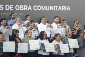 GOBIERNO . CERTIFICADOS OBRA COMUNITARIA