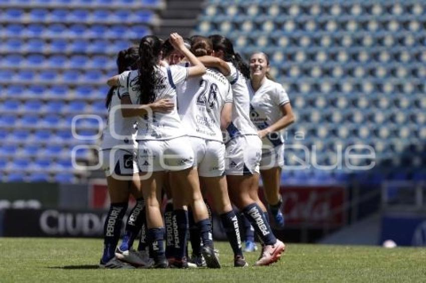 FÚTBOL FEMENIL . CLUB PUEBLA VS SANTOS