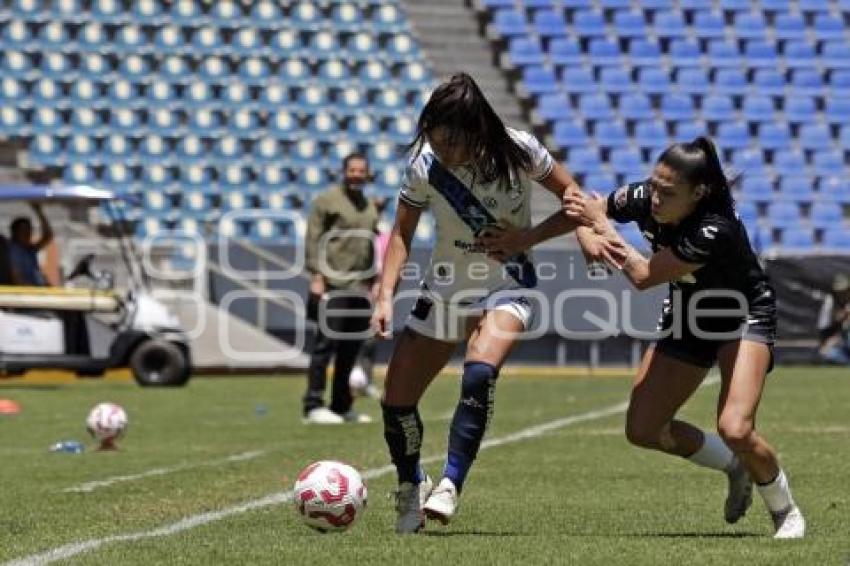 FÚTBOL FEMENIL . CLUB PUEBLA VS SANTOS